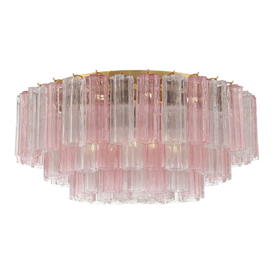 Eiruaya Ceiling Lamp Glass Tube Layered Amber