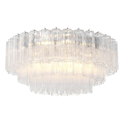 Eiruaya Ceiling Lamp Glass Tube Layered Amber