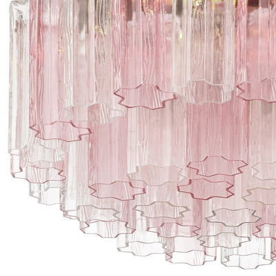 Eiruaya Ceiling Lamp Glass Tube Layered Amber