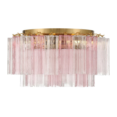 Eiruaya Ceiling Lamp Glass Tube Layered Amber