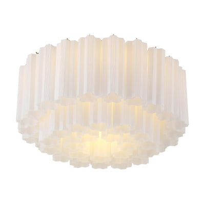Eiruaya Ceiling Lamp Glass Tube Layered Amber