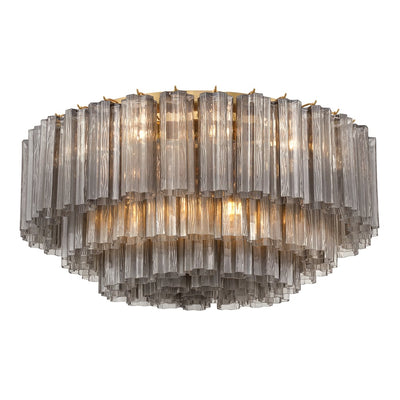 Eiruaya Ceiling Lamp Glass Tube Layered Amber