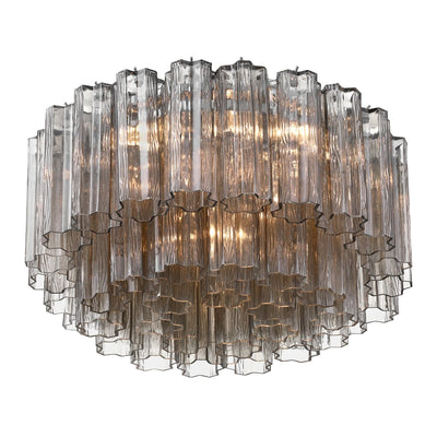 Eiruaya Ceiling Lamp Glass Tube Layered Amber