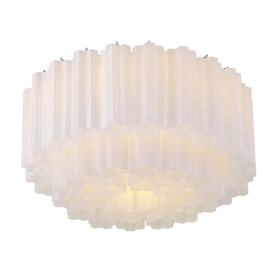 Eiruaya Ceiling Lamp Glass Tube Layered Amber