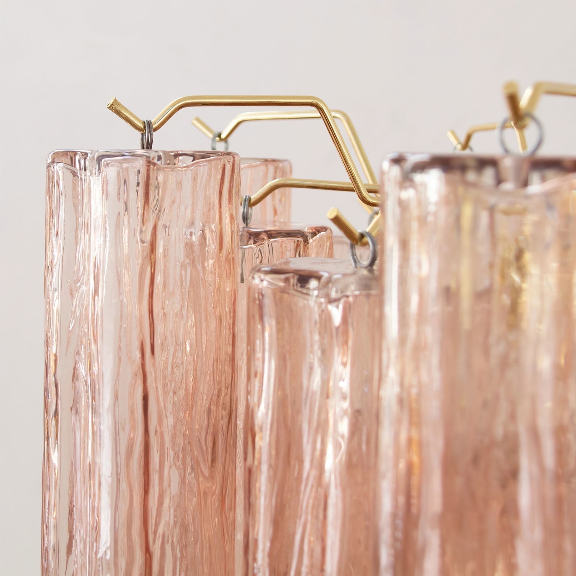 Lioraelle Chandelier Glass Tube Layered Luxury