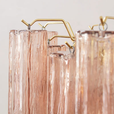 Lioraelle Chandelier Glass Tube Layered Luxury