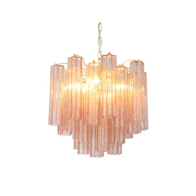 Lioraelle Chandelier Glass Tube Layered Luxury