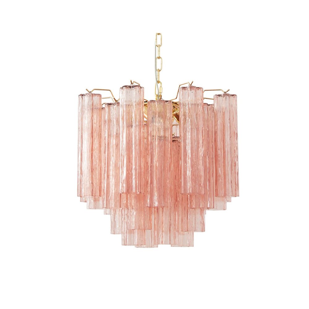 Lioraelle Chandelier Glass Tube Layered Luxury