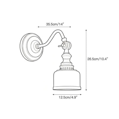 Cedarridge Gooseneck Indoor Wall Light