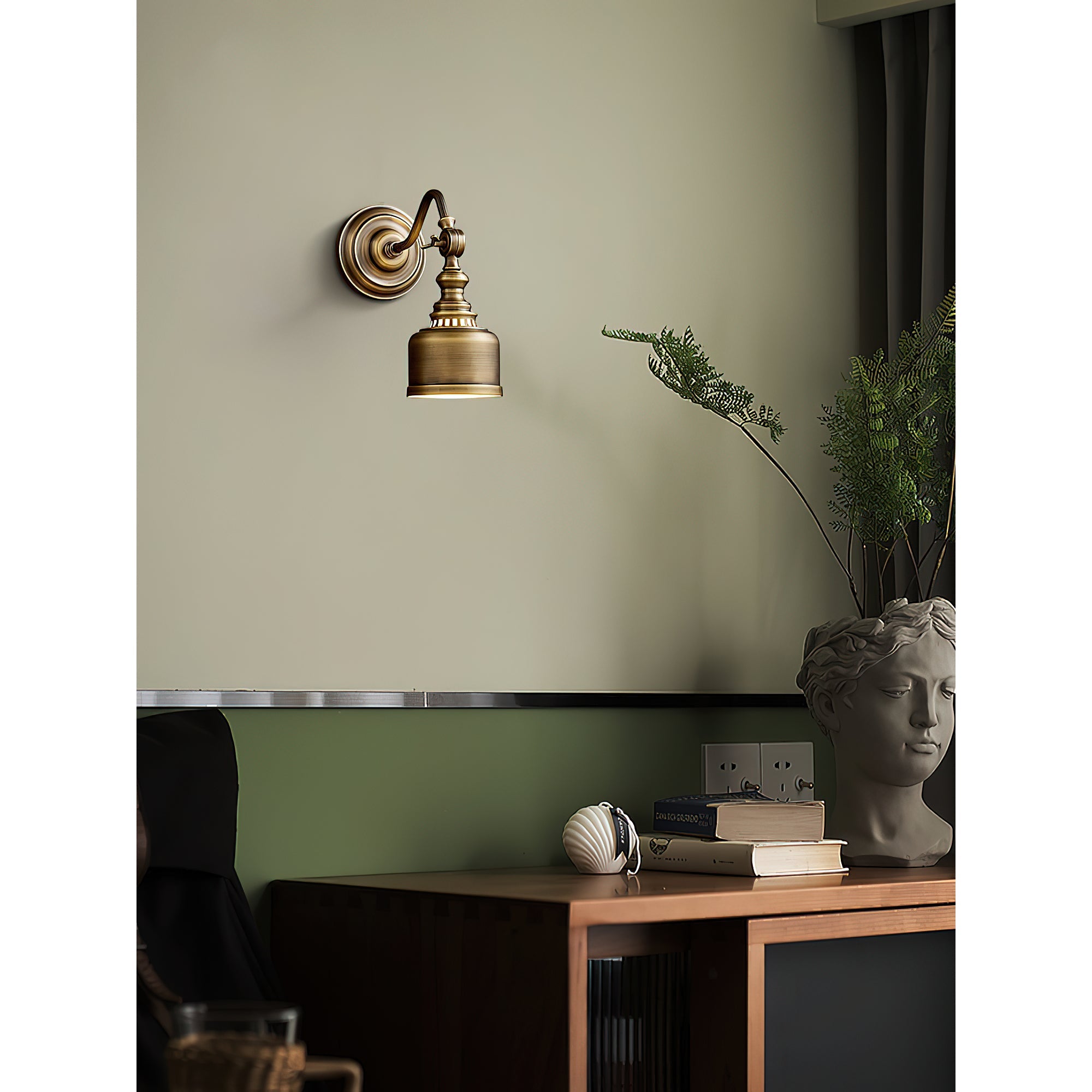 Cedarridge Gooseneck Indoor Wall Light