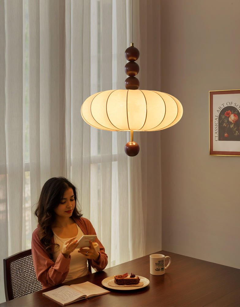 Koda Vintage Fabric Pendant Light