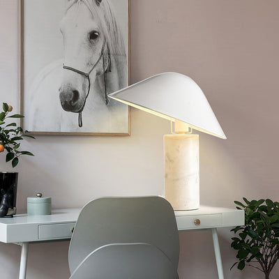 Elyrian Marble Minimalist Table Lamp