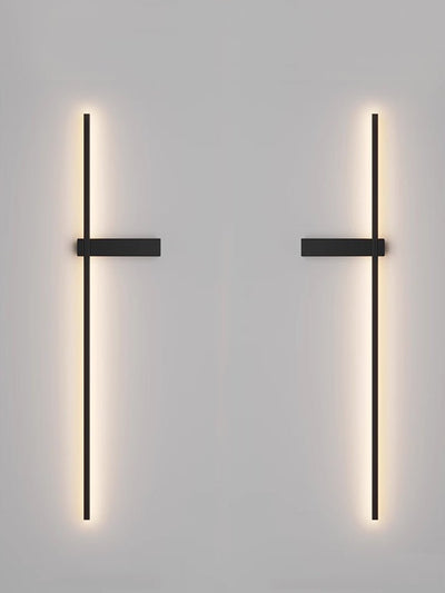 Mesv Linear Rechargeable Black Wall Lamp