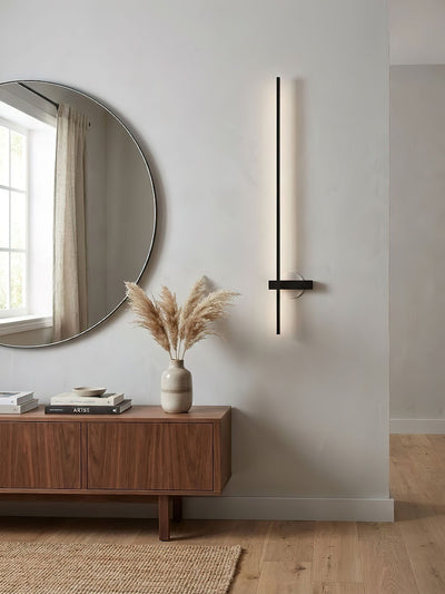 Mesv Linear Rechargeable Black Wall Lamp