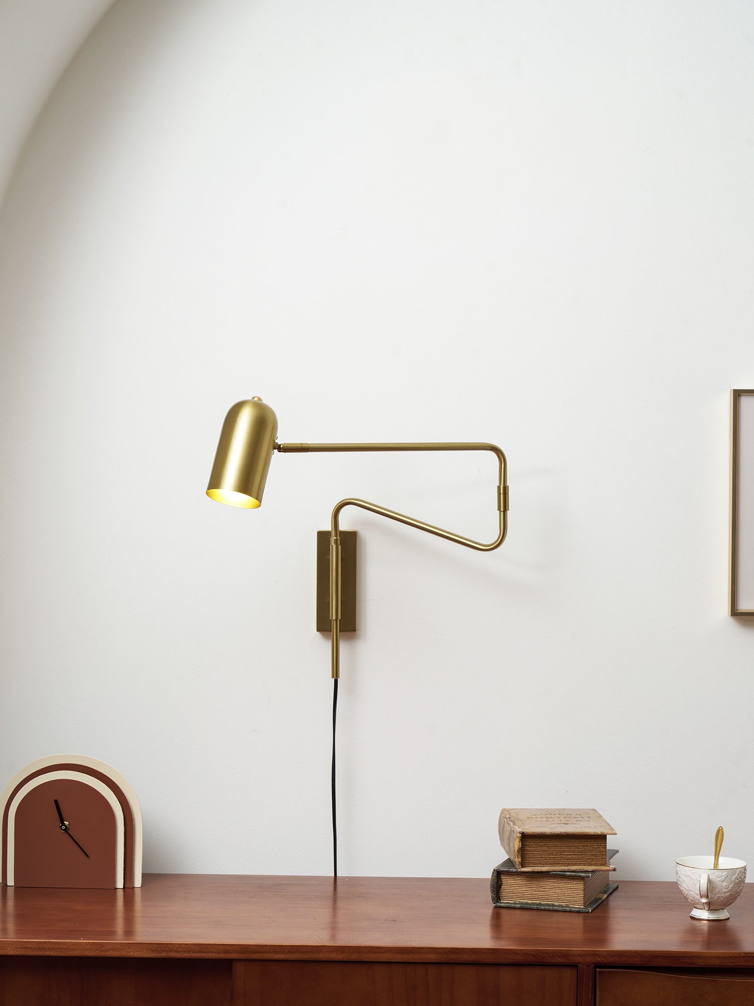 Havengrove Adjustable Arm Plug In Indoor Wall Light