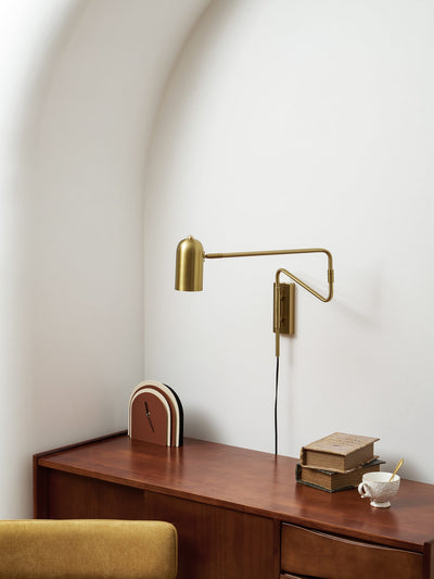 Havengrove Adjustable Arm Plug In Indoor Wall Light