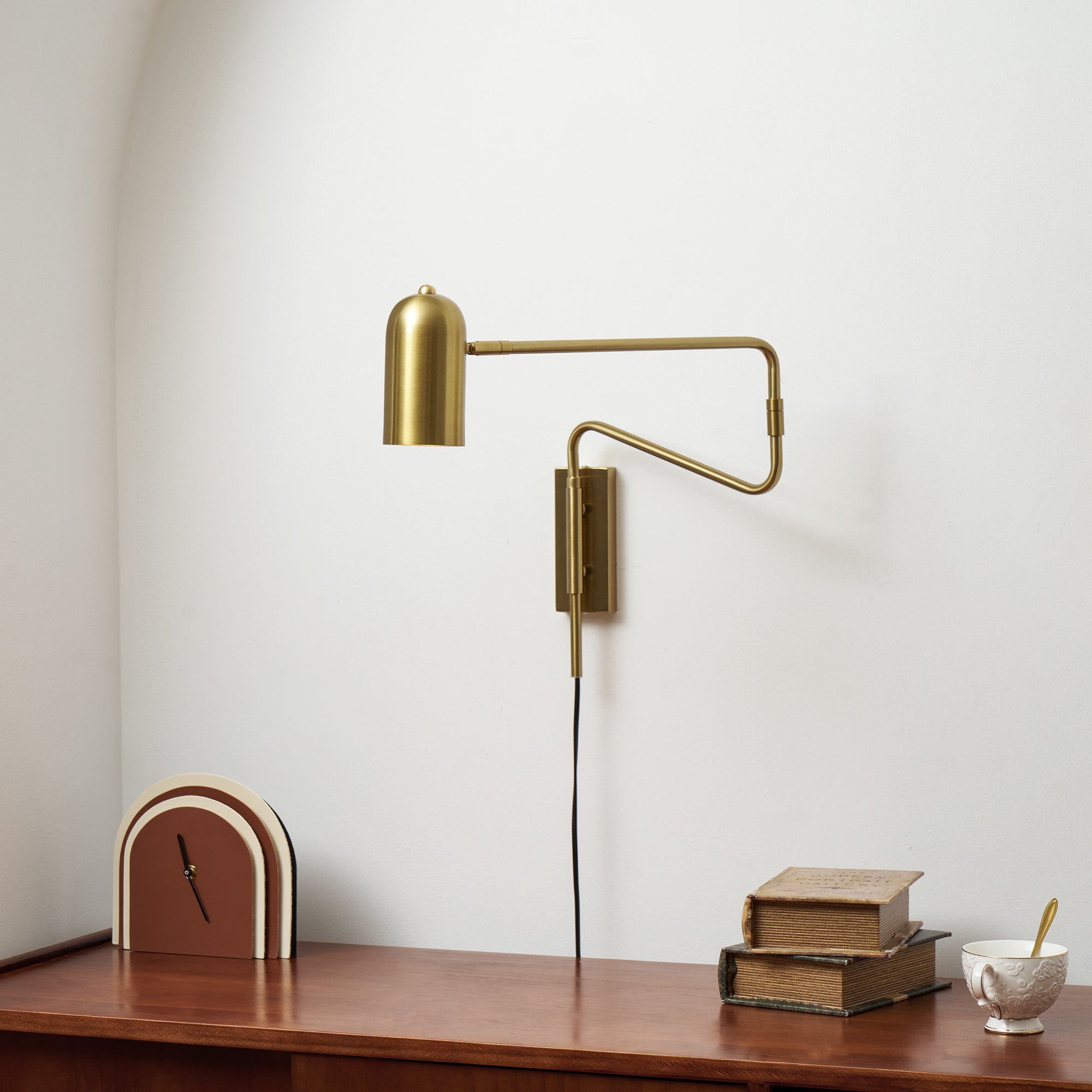 Havengrove Adjustable Arm Plug In Indoor Wall Light