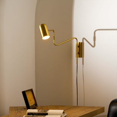 Havengrove Adjustable Arm Plug In Indoor Wall Light