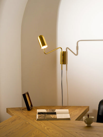 Havengrove Adjustable Arm Plug In Indoor Wall Light
