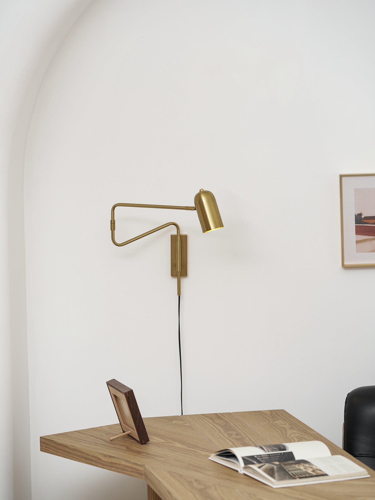 Havengrove Adjustable Arm Plug In Indoor Wall Light