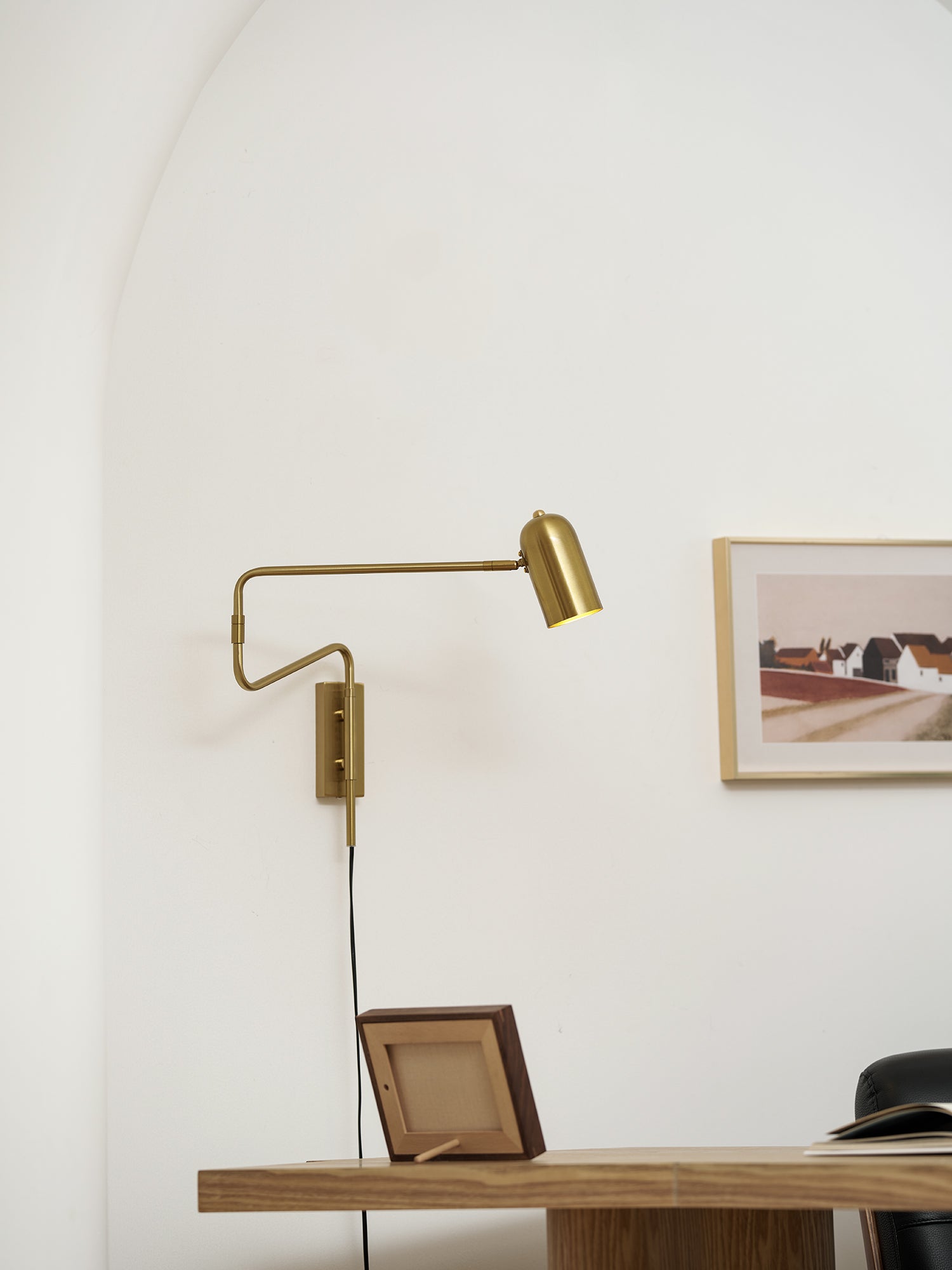 Havengrove Adjustable Arm Plug In Indoor Wall Light