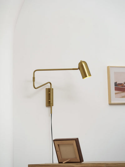 Havengrove Adjustable Arm Plug In Indoor Wall Light