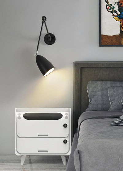 Ulrinel Adjustable Swing Arm Wall Lamp