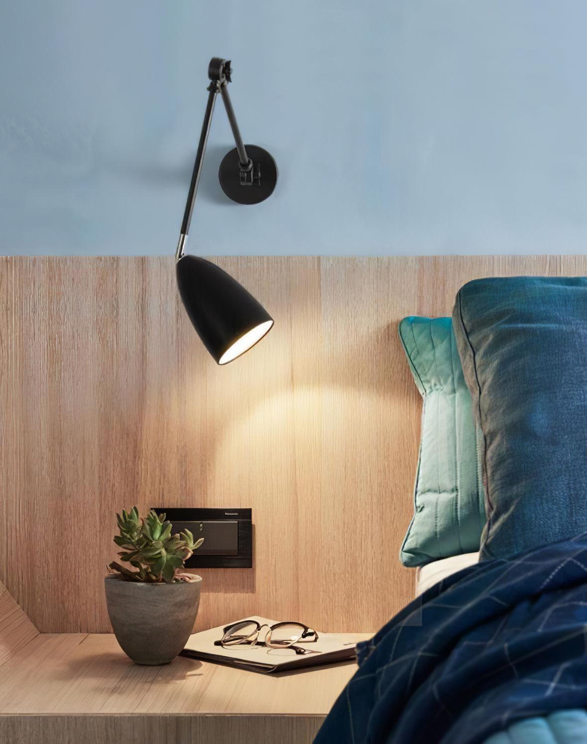 Ulrinel Adjustable Swing Arm Wall Lamp