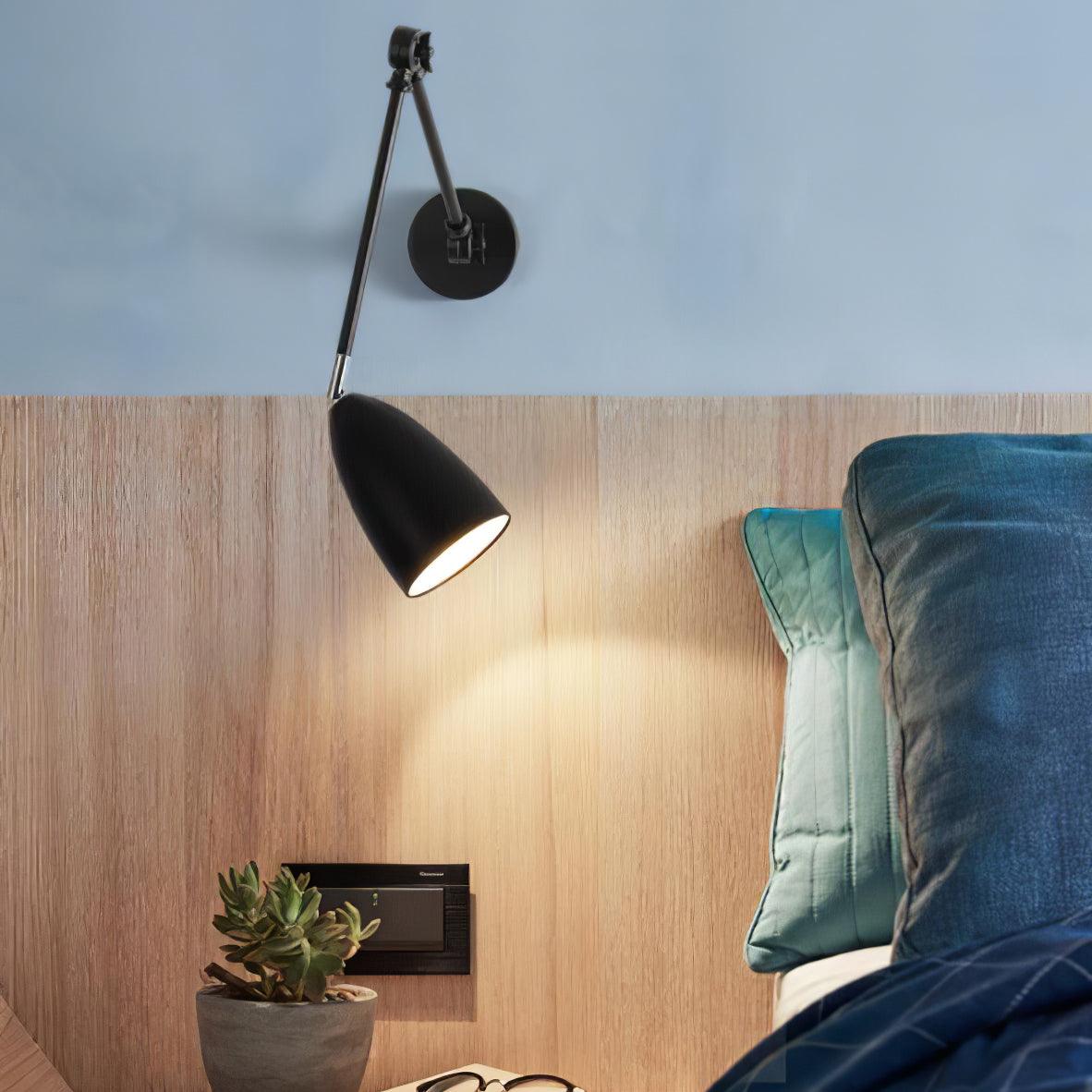 Ulrinel Adjustable Swing Arm Wall Lamp
