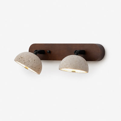 Valienne Travertine Dome Vanity Light