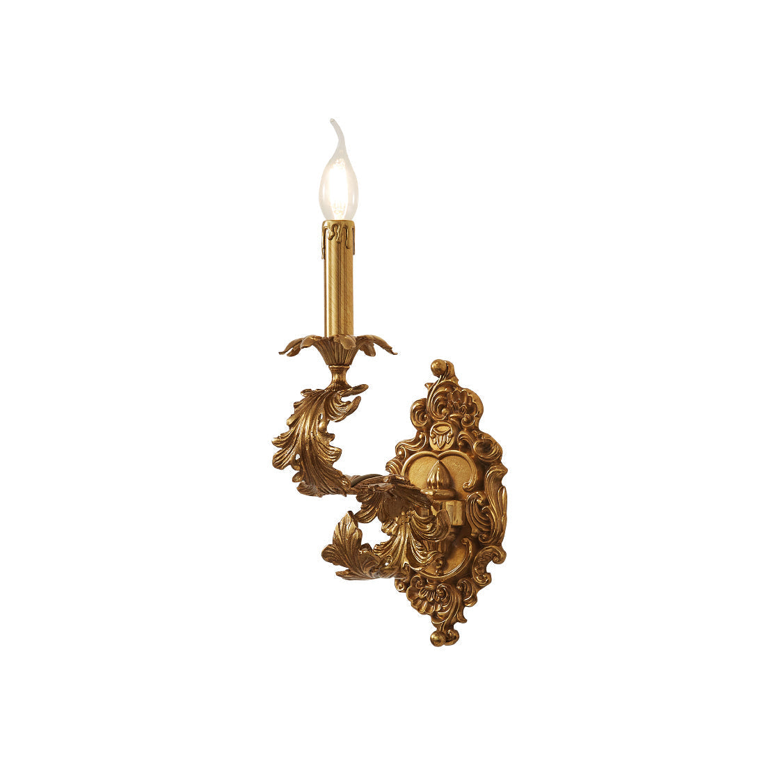 Golden Cartouche Wall Lamp