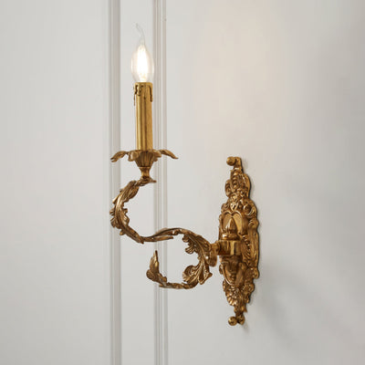 Golden Cartouche Wall Lamp