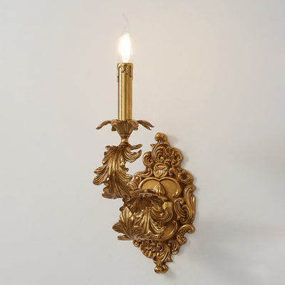 Golden Cartouche Wall Lamp