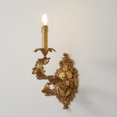 Golden Cartouche Wall Lamp