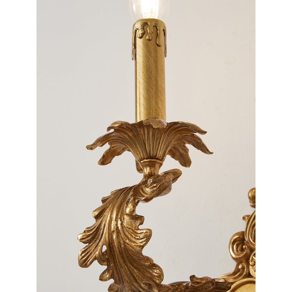 Golden Cartouche Wall Lamp