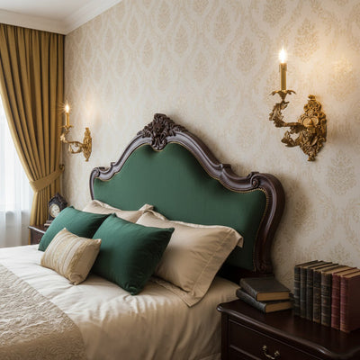 Golden Cartouche Wall Lamp