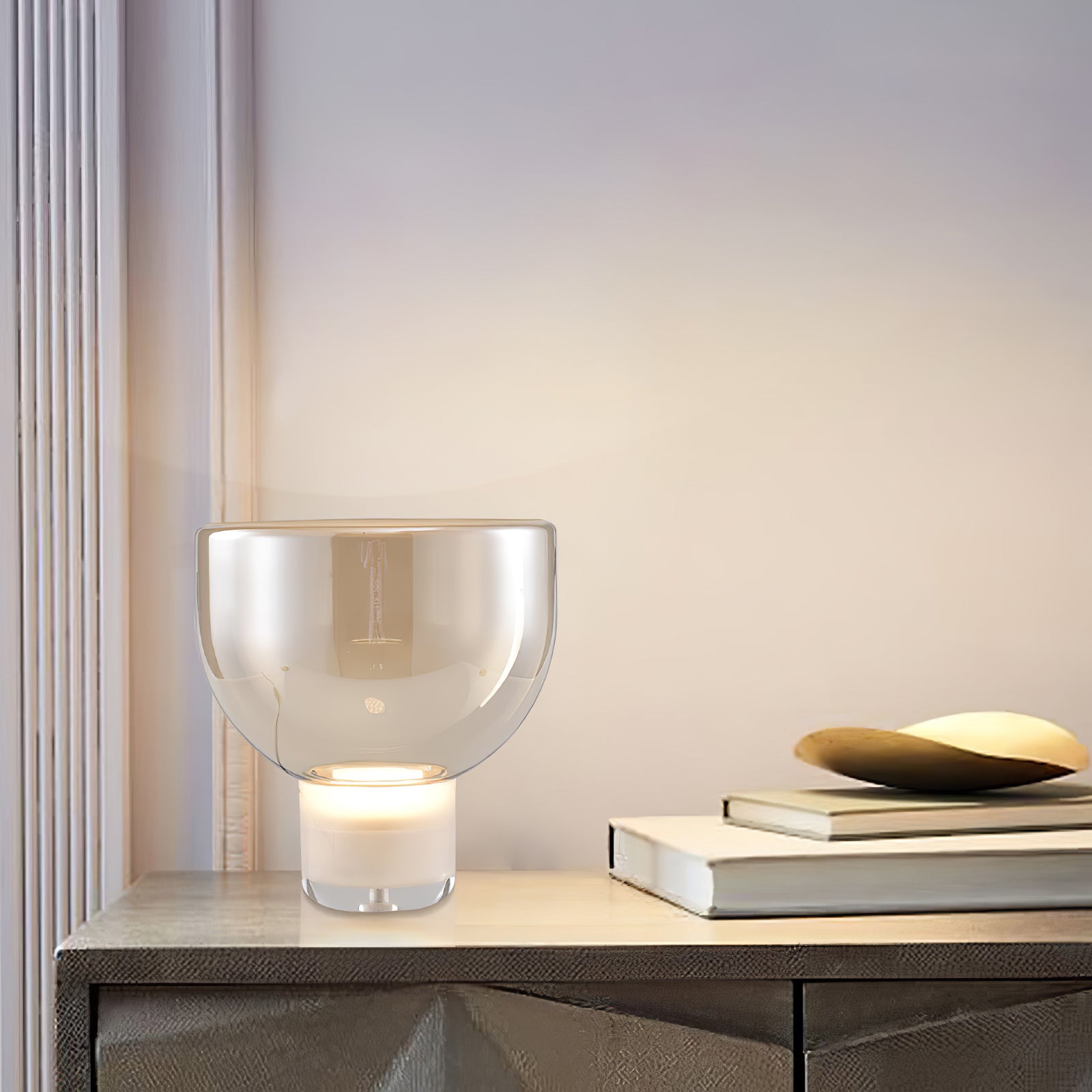 Cavm Glass Elegant Table Lamp