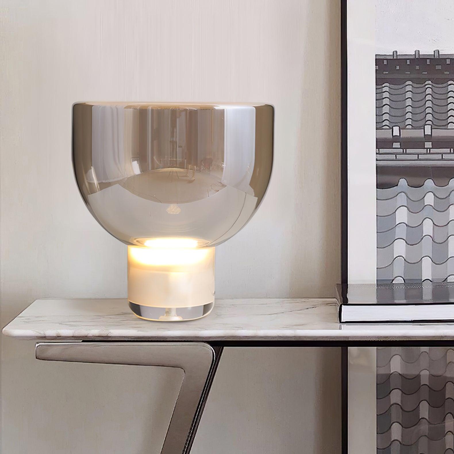 Cavm Glass Elegant Table Lamp