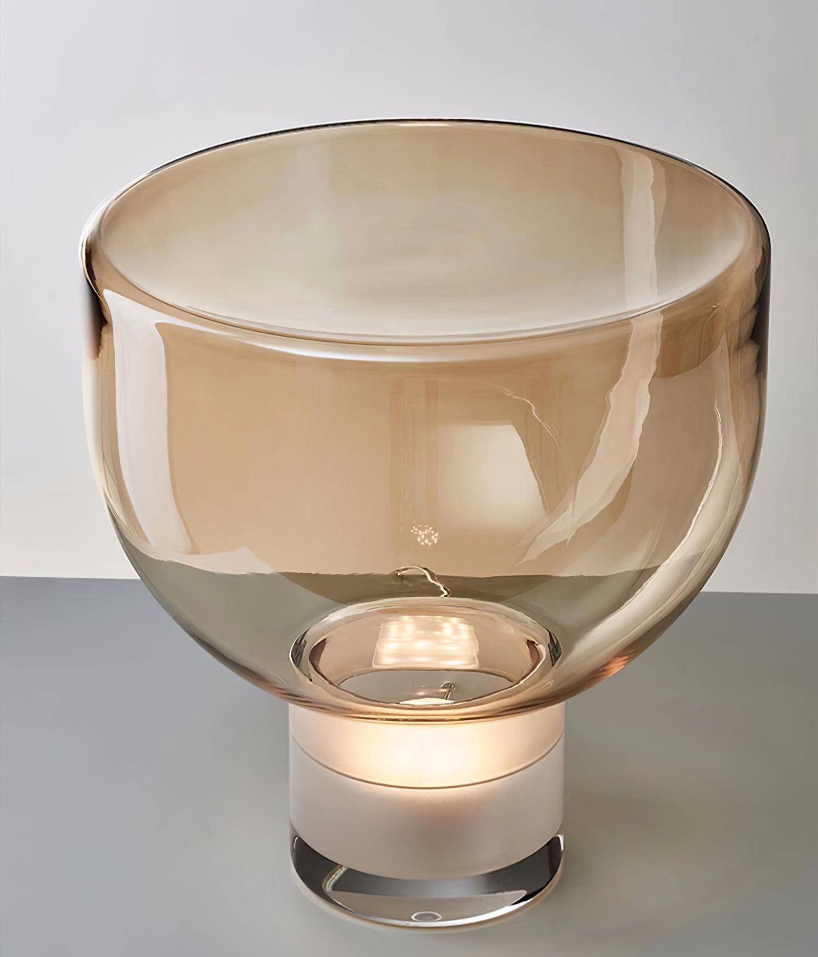 Cavm Glass Elegant Table Lamp