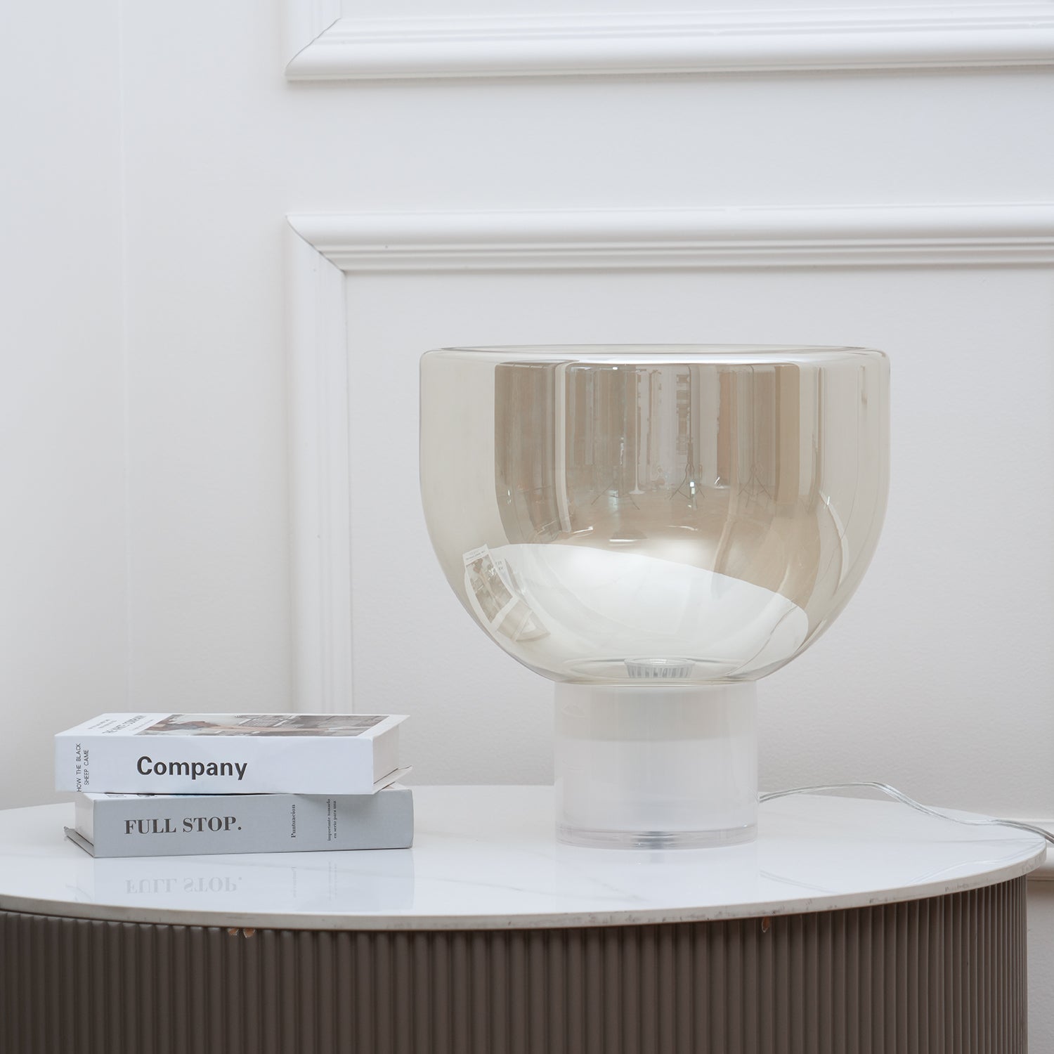 Cavm Glass Elegant Table Lamp