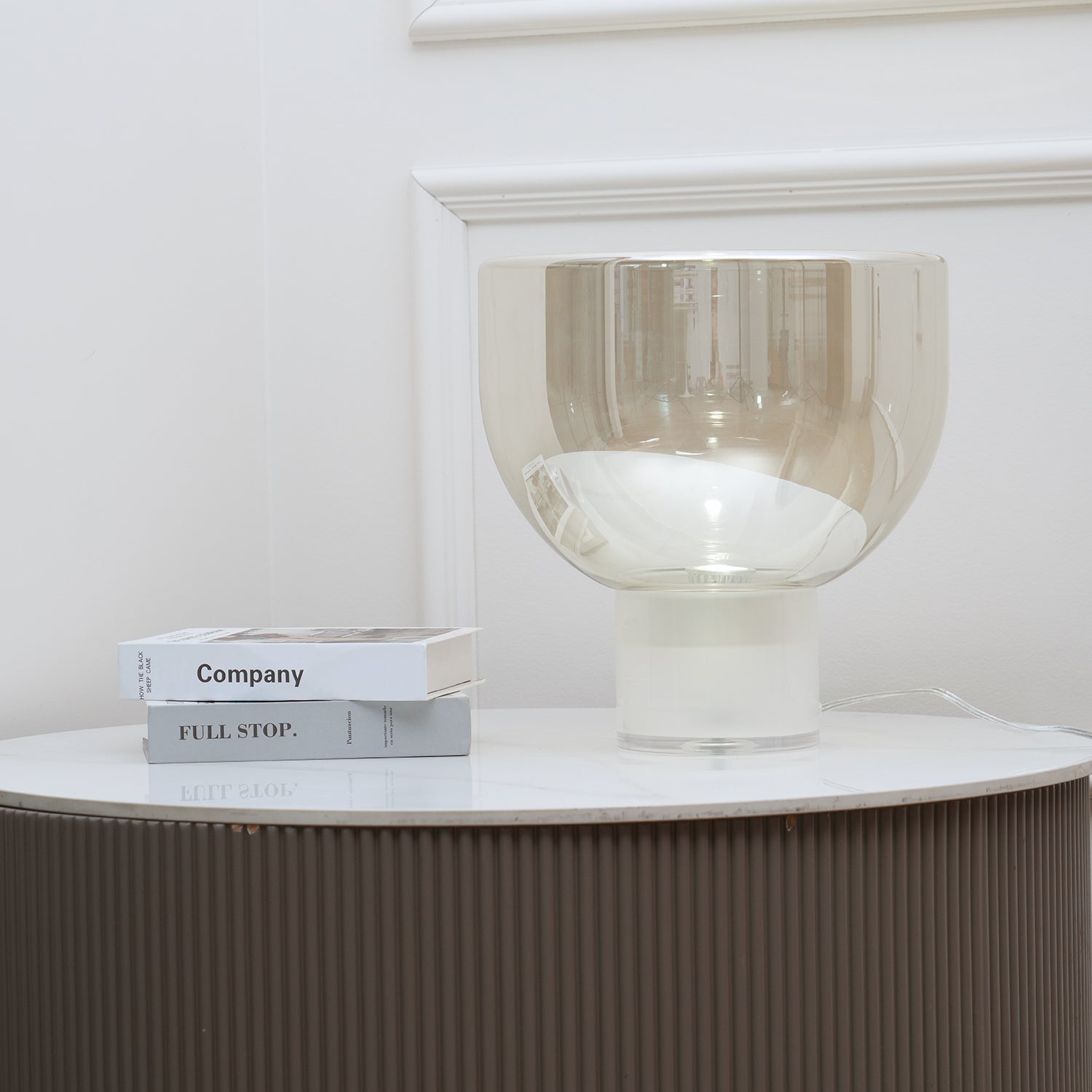 Cavm Glass Elegant Table Lamp