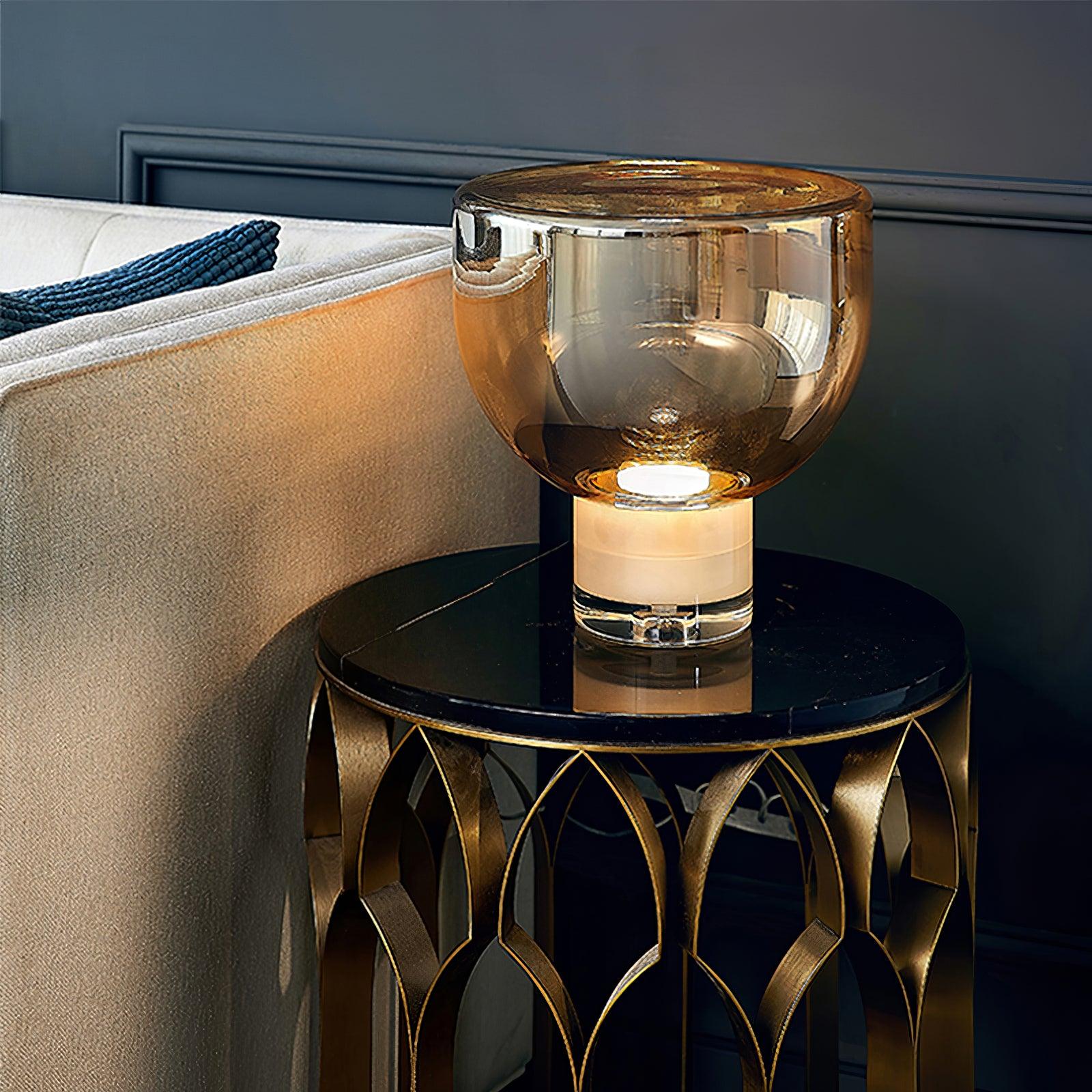 Cavm Glass Elegant Table Lamp