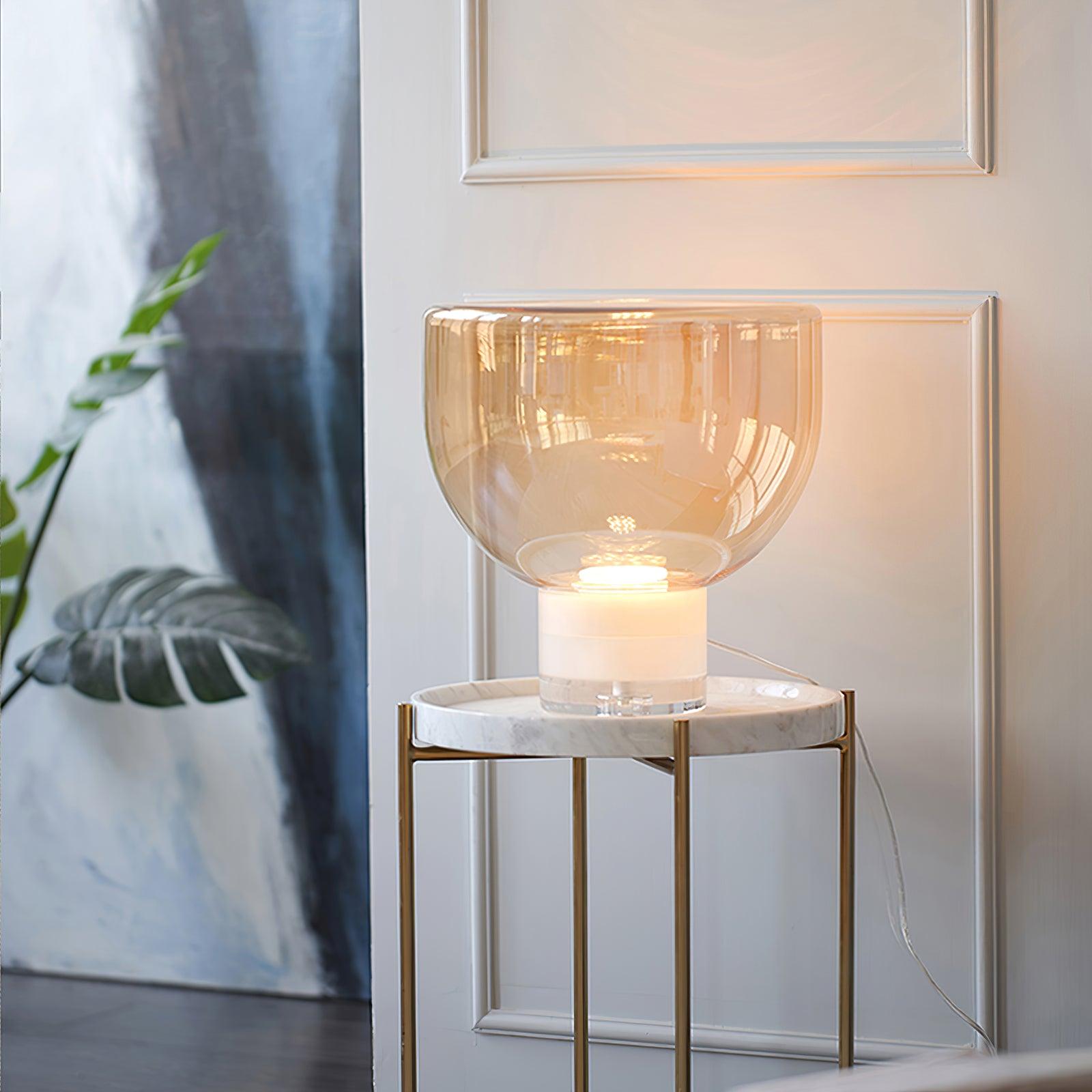 Cavm Glass Elegant Table Lamp