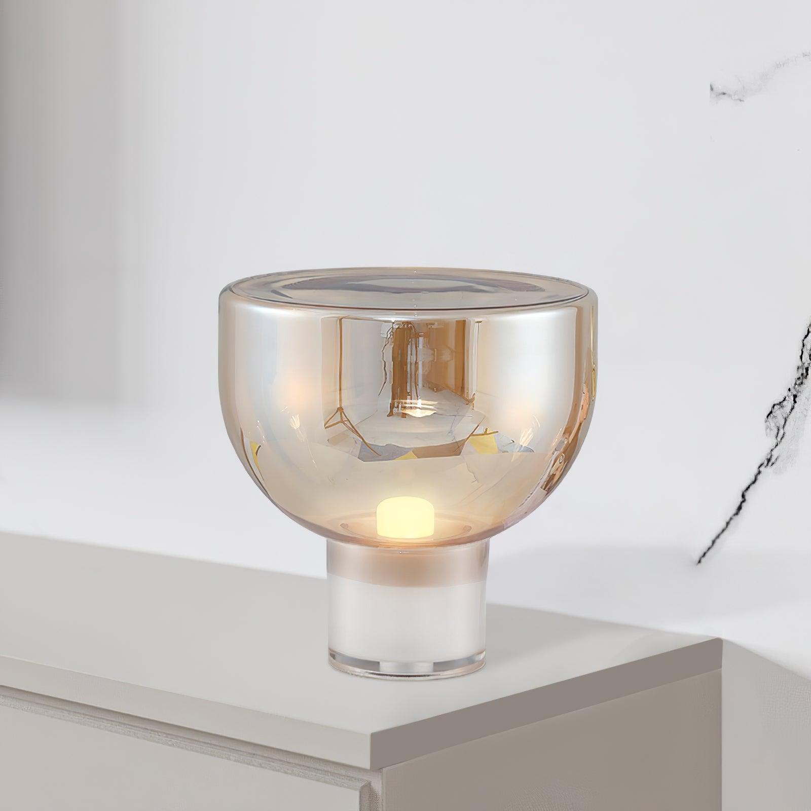 Cavm Glass Elegant Table Lamp