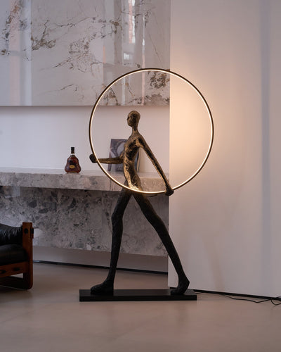 Cirarelia Floor Lamp Sculpture LED Figure