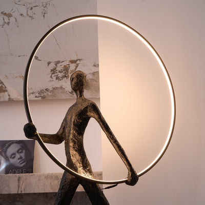 Cirarelia Floor Lamp Sculpture LED Figure