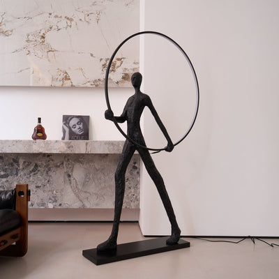 Cirarelia Floor Lamp Sculpture LED Figure
