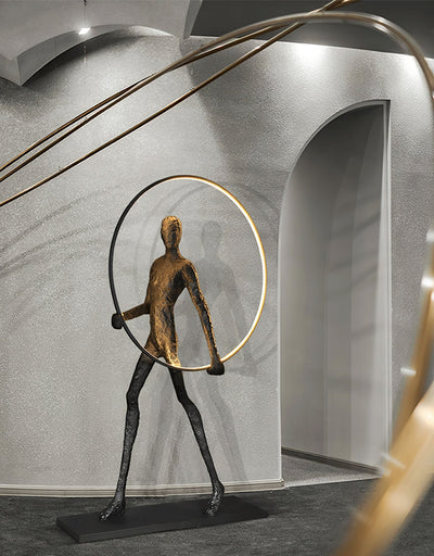 Cirarelia Floor Lamp Sculpture LED Figure