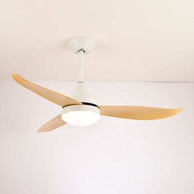 Fia Modern Wood Ceiling Fan with Light
