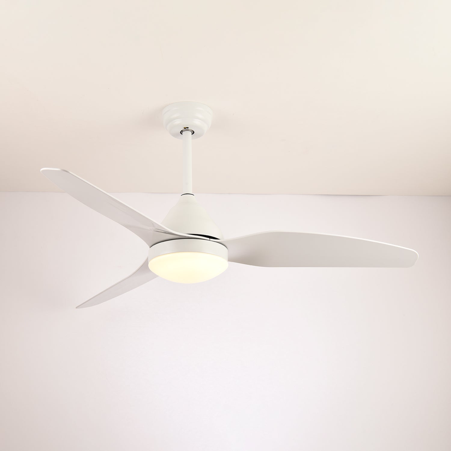 Fia Modern Wood Ceiling Fan with Light